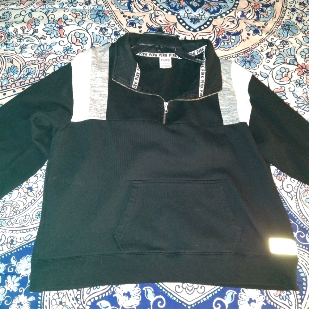 Large VS PINK quarter zip
